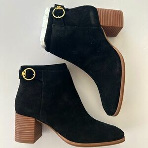 Tory Burch Sophia Black Suede Boot Size 7.5